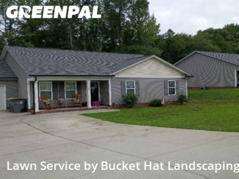 Lawn Cuttingin Kannapolis,28083,Lawn Cut by Bucket Hat Landscaping, work completed in Oct , 2025