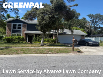 Lawn Maintenancein Pine Hills,32818,Lawn Mow by Alvarez Lawn Company, work completed in Dec , 2025