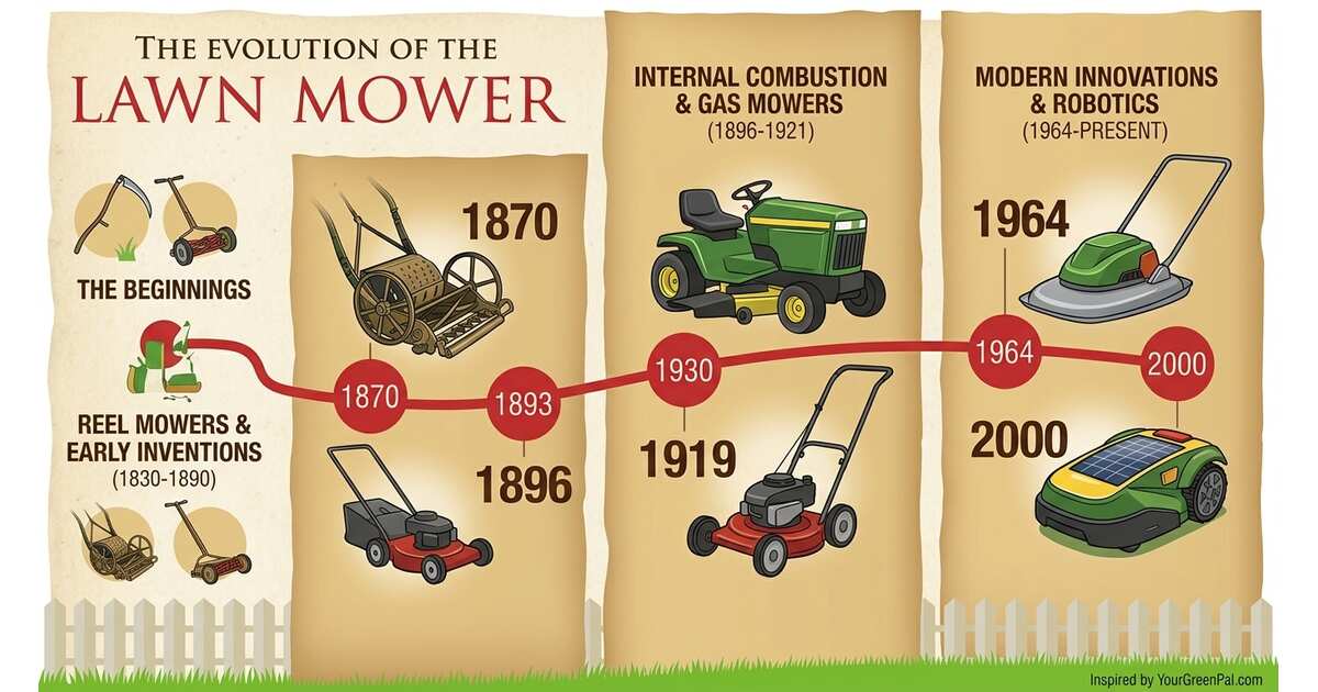 The Evolution of the Lawn Mower 1830-2026 | GreenPal