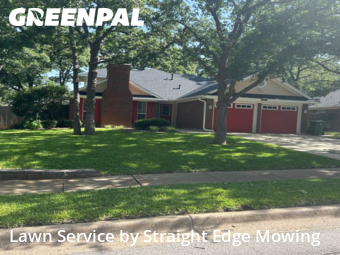 Yard Cuttingin Grapevine,76051,Lawn Maintenance by Straight Edge Mowing, work completed in Jan , 2026