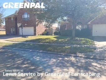 Lawn Care Servicein Pearland,77584,Lawn Care by Greenleaf Lanscaping, work completed in Feb , 2026