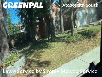 Lawn Maintenancein Humble,77346,Yard Cutting by Simply Mowed Service, work completed in Dec , 2025