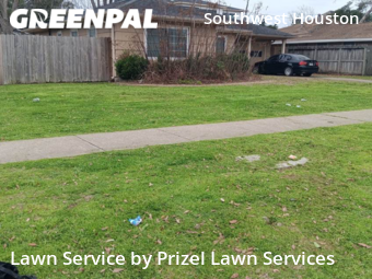Lawn Care Servicein Bellaire,77401,Lawn Mowing Service by Prizel Lawn Services, work completed in Dec , 2025
