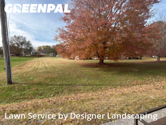 Lawn Maintenance in Clarksville, 37043, Front Yard Mowing by Designer Landscaping, work completed in Dec , 2025