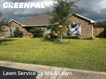 Lawn Mowingin League City,77573,Grass Cutting by M&A Lawn, work completed in Dec , 2025