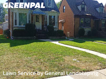 Yard Management in Elmwood Park, 60707, Grass Care by General Landscaping , work completed in Nov , 2025