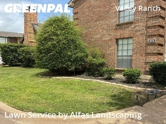 Modern Landscaping In Irving,75063,Landscaping Maintenance by Alfas Landscaping, work completed in Jul , 2026