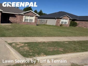 Yard Care Services in Rogers, 72758, Lawn Services by Turf & Terrain, work completed in Nov , 2025