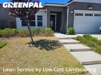 Lawn mowing work completed in Madera, CA