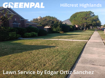 Yard Mowingin Frisco,75035,Lawn Mowing by Edgar Ortiz Sanchez, work completed in Nov , 2025