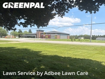 Completed mowing work