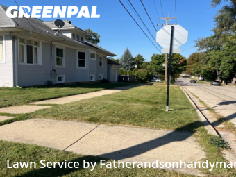 Grass Cutin Elgin,60123,Lawn Care Service by Fatherandsonhandyman, work completed in Feb , 2026
