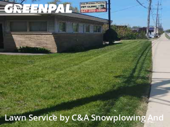 Lawn Cutin Des Plaines,60016,Lawn Mowing Service by C&A Snowplowing And , work completed in Dec , 2025