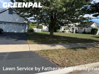 Lawn Cutin Palatine,60074,Yard Cutting by Fatherandsonhandyman, work completed in Dec , 2025