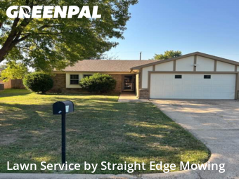 Grass Cutin Benbrook,76126,Lawn Cut by Straight Edge Mowing, work completed in Jan , 2026