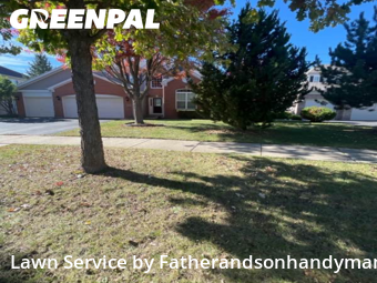 Yard Upkeep in Hoffman Estates, 60192, Yard Cutting by Fatherandsonhandyman, work completed in Nov , 2025