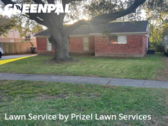 Lawn Mowing Servicein Pearland,77581,Grass Cut by Prizel Lawn Services, work completed in Nov , 2025
