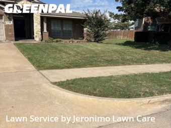 Yard Mowingin Saginaw,76179,Lawn Cutting by Jeronimo Lawn Care , work completed in Oct , 2025