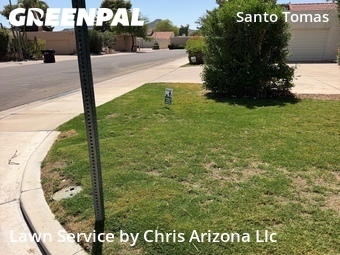 Completed mowing work