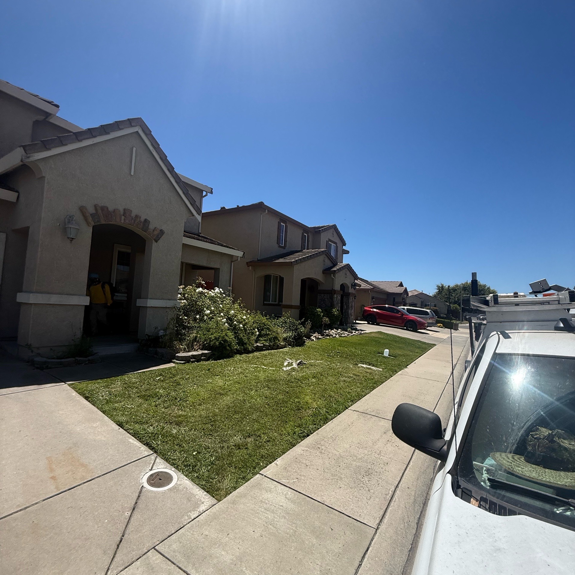 Lawn mowing work by D Mojica Lawn Care in Arden-Arcade, CA
