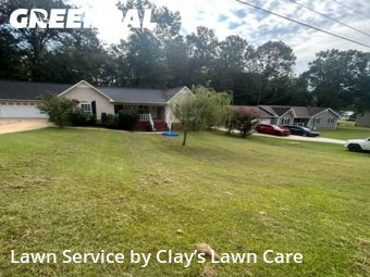 Yard Management in Gadsden, 35907, Front Yard Mowing by Clay’s Lawn Care, work completed in Nov , 2025