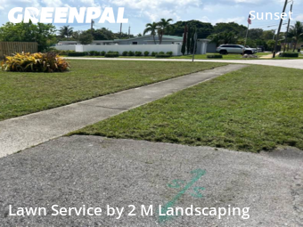 Yard Mowingin Fort Lauderdale,33312,Lawn Care Service by 2 M Landscaping, work completed in Nov , 2025