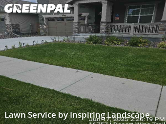 Yard Mowingin Parker,80134,Grass Cutting by Inspiring Landscape, work completed in Nov , 2025