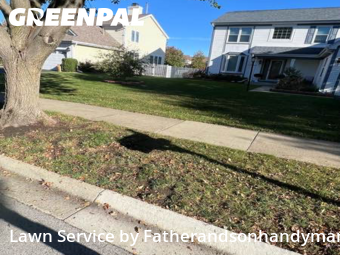 Lawn Mowingin Palatine,60074,Lawn Care by Fatherandsonhandyman, work completed in Dec , 2025