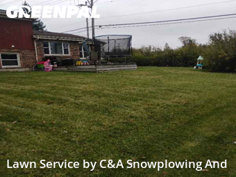 Lawn Mowingin Arlington Heights,60004,Lawn Mowing Service by C&A Snowplowing And , work completed in Feb , 2026