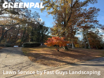 Grass Cutin Roswell,30075,Lawn Cutting by Fast Guys Landscaping, work completed in Dec , 2025