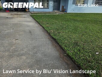 Lawn Mowingin Tampa,33610,Lawn Mowing Service by Blu' Vision Landscape, work completed in Jun , 2026