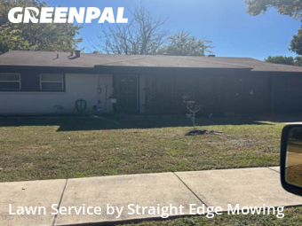 Yard Mowingin Haltom City,76117,Lawn Cut by Straight Edge Mowing, work completed in Nov , 2025
