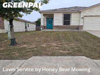 Lawn Care Servicein San Antonio,78261,Lawn Service by Honey Bear Mowing, work completed in Dec , 2025