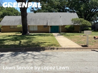 Lawn Mowingin Grapevine,76051,Yard Cutting by Lopez Lawn, work completed in Jul , 2026