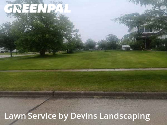 Backyard Mowing in Medina, 44256, Lawn Work by Devins Landscaping, work completed in Nov , 2025