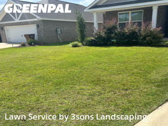 Yard Cutting in Pace, 32571, Lawn Maintenance by 3 Sons Landscaping, work completed in Nov , 2025