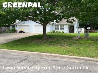 Yard Mowingin Lawrence,66044,Lawn Maintenance by Free State Gutter Llc, work completed in Jul , 2026