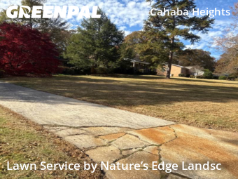 Front Yard Mowing in Vestavia Hills, 35243, Yard Care by Nature’s Edge Landsc, work completed in Nov , 2025