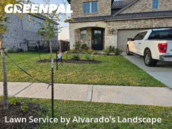 Yard Cuttingin Porter,77365,Lawn Mow by Alvarado's Landscape, work completed in Nov , 2025
