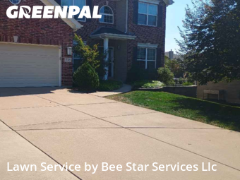 Grass Cutin Ballwin,63021,Lawn Mowing by Bee Star Services Llc, work completed in Feb , 2026