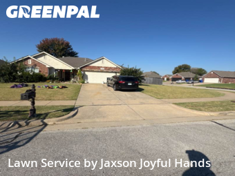 Turf Services in Broken Arrow, 74011, Lawn Mowing by Jaxson Joyful Hands, work completed in Oct , 2025