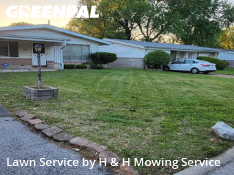 Lawn Mowingin St Louis,63136,Lawn Cutting by H & H Mowing Service, work completed in Nov , 2025