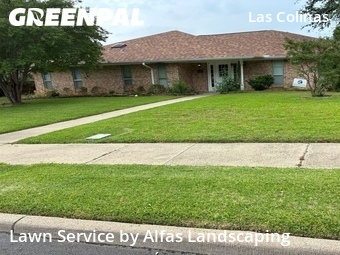 Lawn Mowing Servicein Irving,75038,Lawn Service by Alfas Landscaping, work completed in Jun , 2026