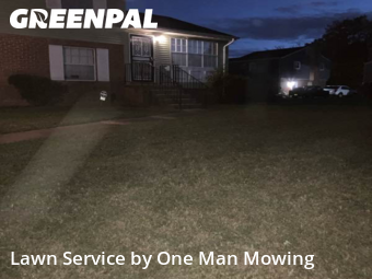 Grass Services in Richmond, 23223, Yard Services by One Man Mowing, work completed in Nov , 2025