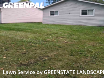 Backyard Mowing in Hanover Park, 60133, Grass Cutting by GREENSTATE LANDSCAPE, work completed in Dec , 2025