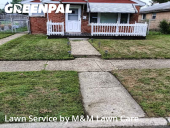 Grass Cutting in Blue Island, 60406, Lawn Maintenance by M&M Lawn Care, work completed in Dec , 2025