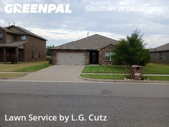 Lawn Cutin Yukon,73099,Yard Mowing by L.G. Cutz, work completed in Feb , 2026
