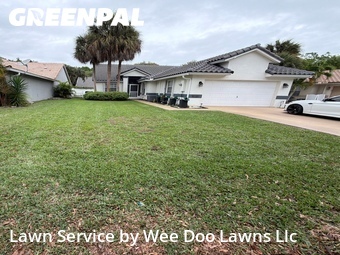 Lawn mowed in Delray Beach, 33445