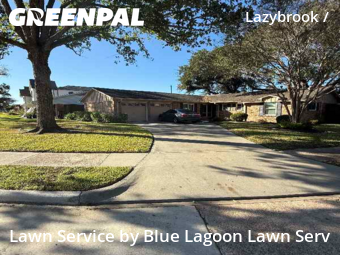 Lawn Mowingin Houston,77008,Lawn Cut by Blue Lagoon Lawn Serv, work completed in Nov , 2025