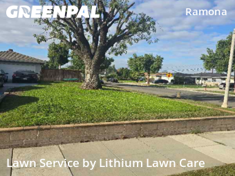 Work completed by professional-lawn-care-service-in-Riverside-CA
